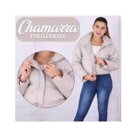 CHAMARRA DAMA GRIS CLARO OV035 XS/S/M/L DARONG