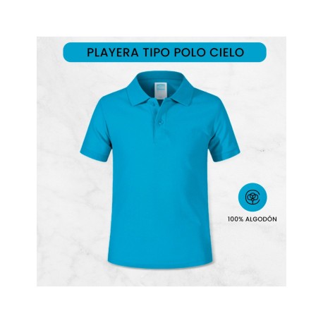 PLAYERA INFANTIL 11-12 AÑOS CIELO 150 SHIRLEY