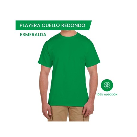 PLAYERA JUVENIL VERDE ESMERALDA 8-9 AÑOS (M) SHIRLEY
