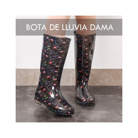 BOTA DE LLUVIA DAMA 22.5/25 PAQ 12 PARES SHIRLEY
