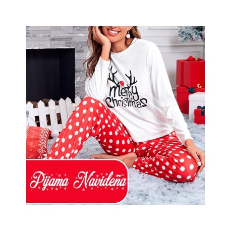 PIJAMA NAVIDEÑA PAQ 3 PIEZAS SHIRLEY