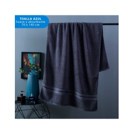 TOALLA DE BAÑO AZUL SHIRLEY