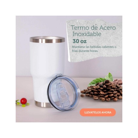 THERMO 30 OZ COLOR BLANCO SHIRLEY