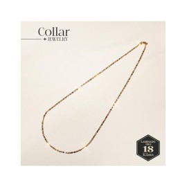 COLLAR CHAPA LAMINADA 18K D80 MOD1 LANNA