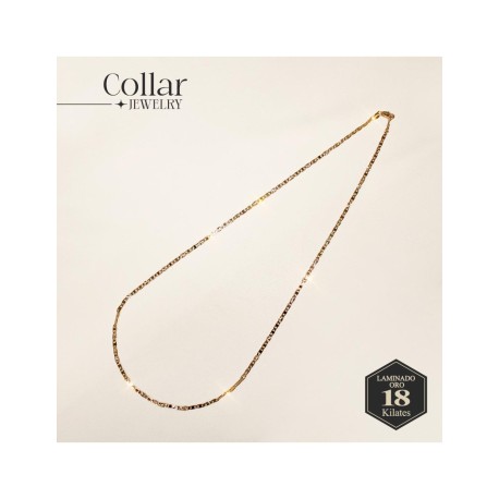 COLLAR CHAPA LAMINADA 18K D80 MOD1 LANNA