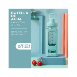 BOTELLA COLORES VERDE 700ML SHIRLEY