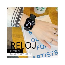 RELOJ DIGITAL NEGRO SHIRLEY