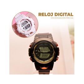 RELOJ DE PULSERA NEGRO Y BLANCO SHIRLEY