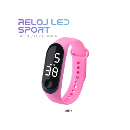 RELOJ DIGITAL ROSA SHIRLEY