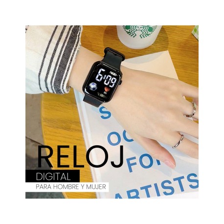 RELOJ DIGITAL NEGRO SHIRLEY