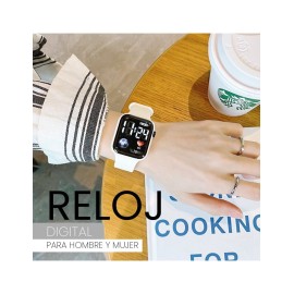 RELOJ DIGITAL BLANCO SHIRLEY