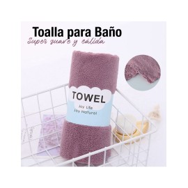 TOALLA PARA BAÑO 35X75 MARRÓN SHIRLEY