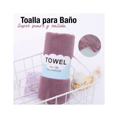 TOALLA PARA BAÑO 35X75 MARRÓN SHIRLEY