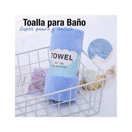 TOALLA PARA BAÑO 35X75 AZUL CLARO SHIRLEY