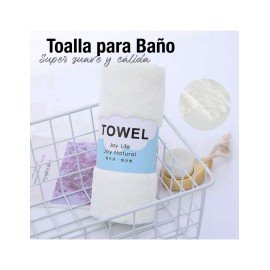 TOALLA PARA BAÑO 35X75 BLANCO SHIRLEY