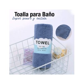 TOALLA PARA BAÑO 35X75 AZUL MARINO SHIRLEY