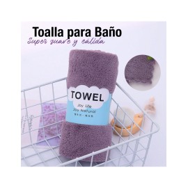 TOALLA PARA BAÑO 35X75 LAVANDA SHIRLEY