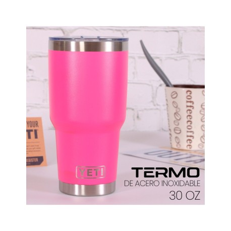 TERMO YETI 30 OZ COLOR ROSA HUA TANG