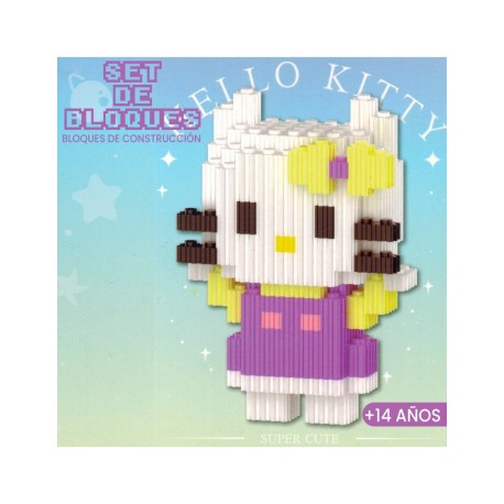 JUGUETE ARMABLE KITTY MORADO HUA TANG