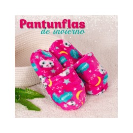 PANTUFLA CROCK DAMA GATO ROSA SLIPPER