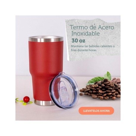 THERMO 30 OZ COLOR ROJO SHIRLEY