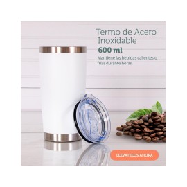 TERMO 20 OZ COLOR BLANCO SHIRLEY