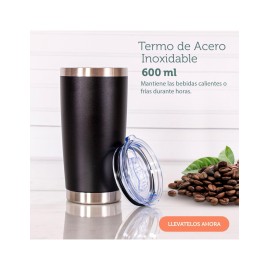 TERMO 20 OZ COLOR NEGRO SHIRLEY