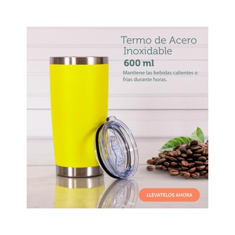 TERMO 20 OZ COLOR AMARILLO SHIRLEY