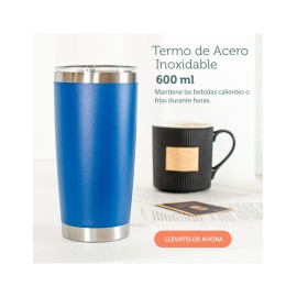 TERMO 20 OZ COLOR AZUL REY SHIRLEY