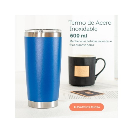 TERMO 20 OZ COLOR AZUL REY SHIRLEY