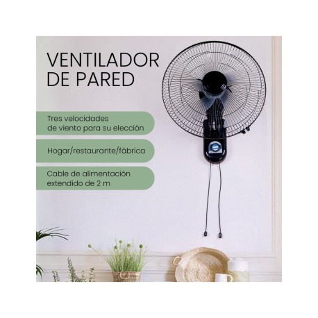 VENTILADOR DE PARED SHIRLEY