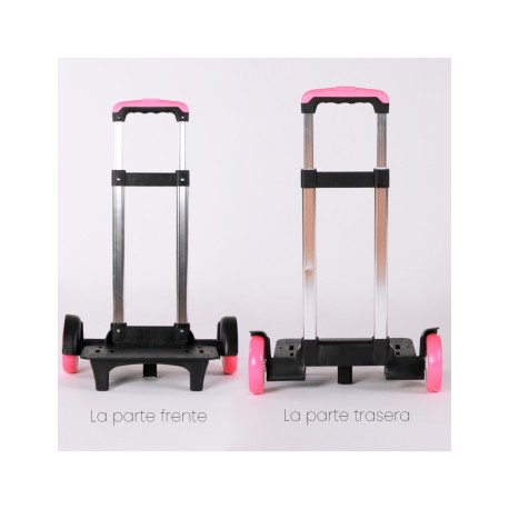 CARRITO MULTIUSOS NEGRO/ROSA SHIRLEY