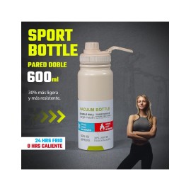 CILINDRO TERMICO 600ML BEIGE SHIRLEY